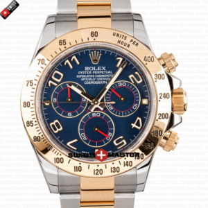 Rolex Cosmograph Daytona Blue Dial 18k Gold | Swiss Replica Watch