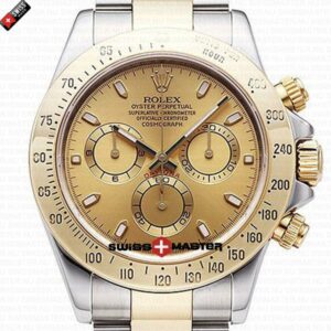 Rolex Daytona 2 Tone Gold Dial 40mm | Swiss Replica Watch