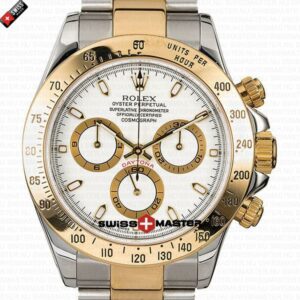 Rolex Cosmograph Daytona 18k 2-tone White Dial | Swiss Replica Watch