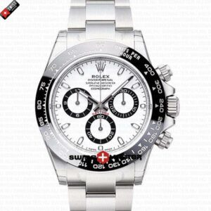 Rolex Daytona SS White Dial Ceramic Bezel 40mm | Swiss Replica Watch