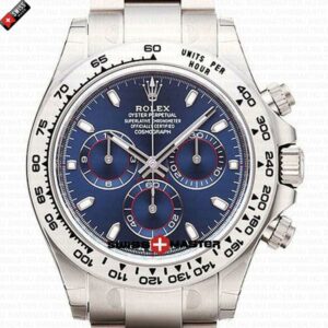 Rolex Cosmograph Daytona White Gold Blue Dial | Swiss Replica Watch