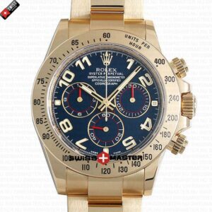 Replica Rolex Cosmograph Daytona Gold Dial with Arabic Marks