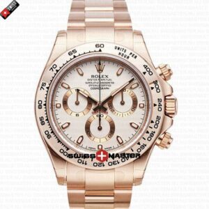 Rolex Cosmograph Daytona Ivory Dial Everose Full Gold | Swiss Replica Watch