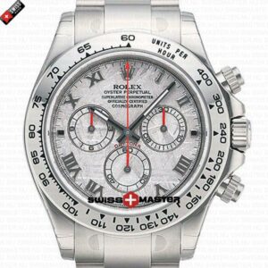 Replica Rolex Daytona – Meteorite Dial, Stainless Steel & 18K White Gold