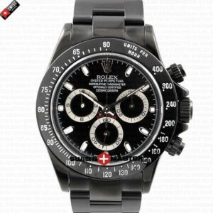 Rolex Daytona All Black Dial Silver Needle Ceramic Bezel 40mm | Swiss Replica Watch