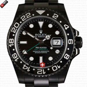 Rolex GMT-Master II DLC Black Ceramic Bezel | Swiss Replica Watch