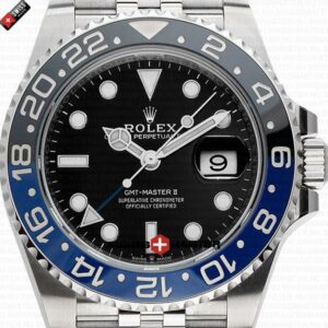 Rolex GMT-Master II Jubilee SS Blue/Black Ceramic Bezel | Swiss Replica Watch