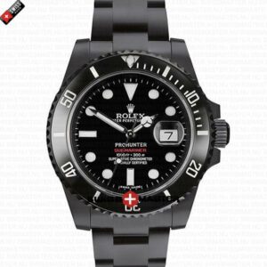 Rolex Submariner Date DLC Black Ceramic Bezel | Swiss Replica Watch